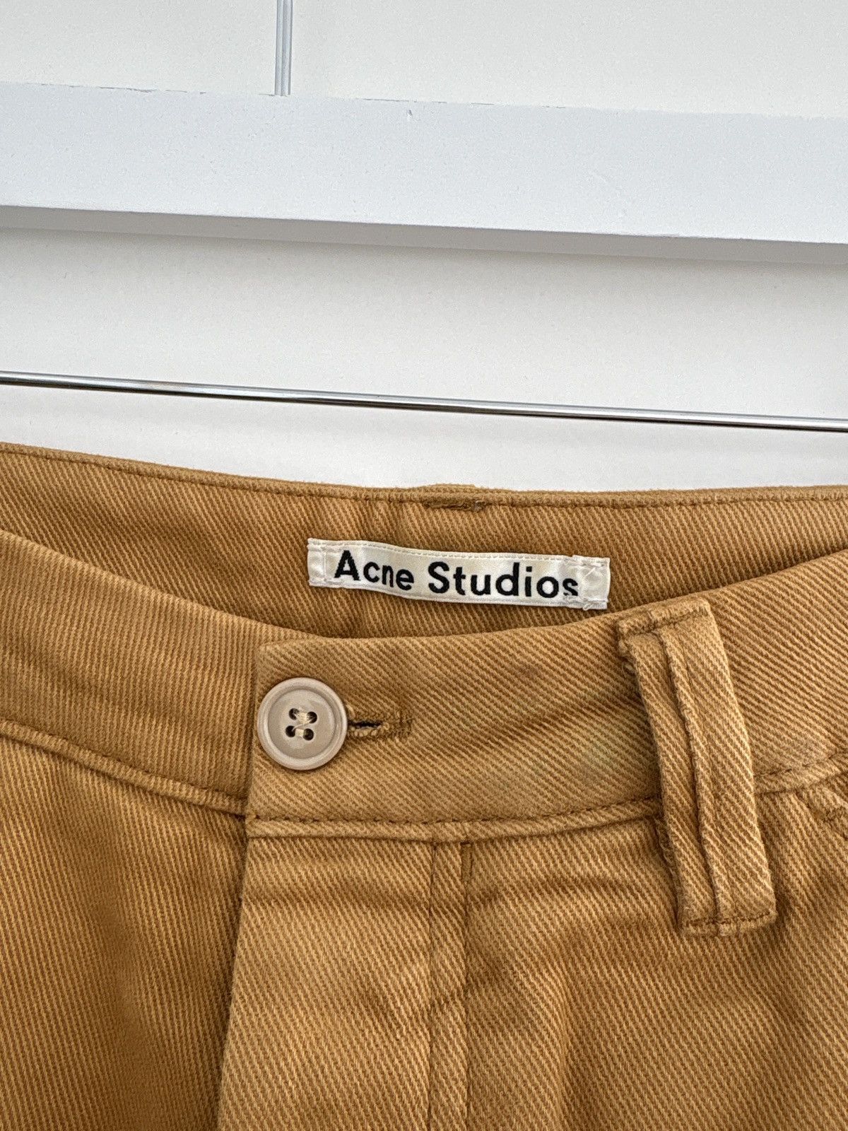 Acne Studios Acne Studios Workwear Trousers Mustard Size US 30 / EU 46 - 3 Thumbnail
