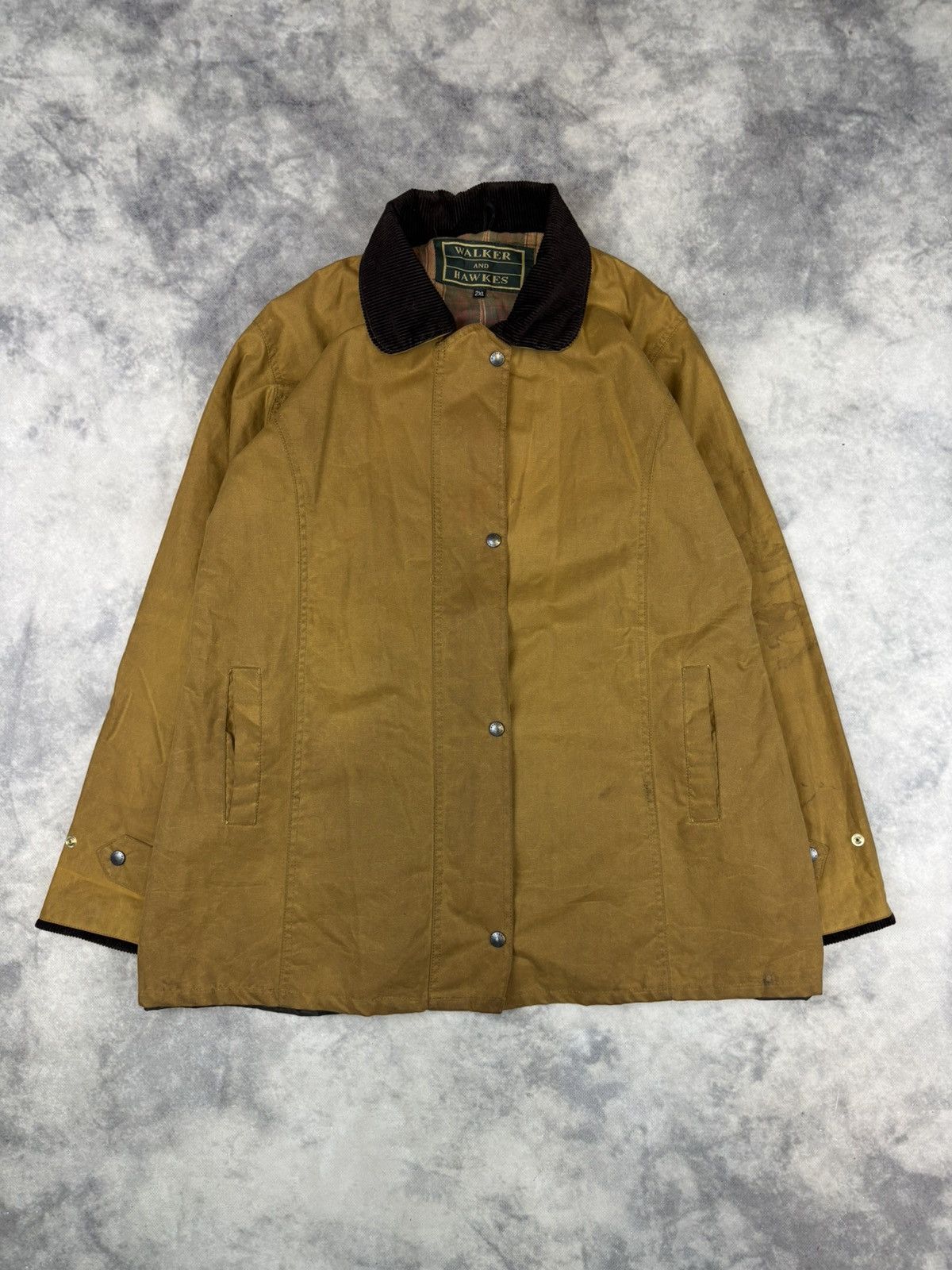 Vintage Walker and Hawkes Waxed Jacket Workwear 90s casual