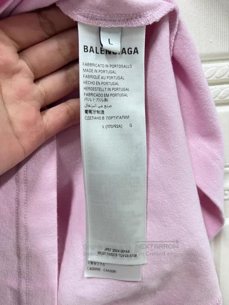 Balenciaga Balenciaga Slim fit short sleeve T-shirt Size US L / EU 52-54 / 3 - 5 Thumbnail