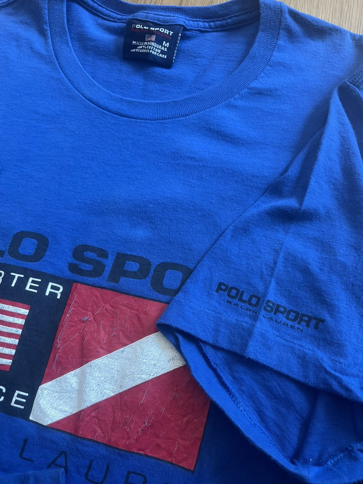 Polo Ralph Lauren Vintage POLO SPORT RALPH LAUREN Charter Service 90’s Tshirt Size US M / EU 48-50 / 2 - 7 Thumbnail