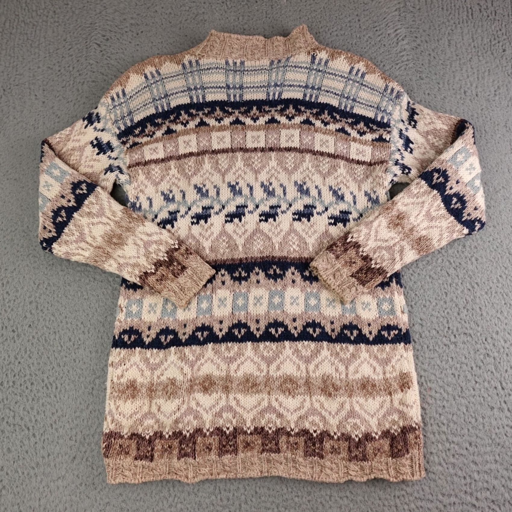 Vintage VINTAGE Heirloom Collectibles Sweater Womens Small Floral All Over Print Knit Size S / US 4 / IT 40 - 2 Thumbnail