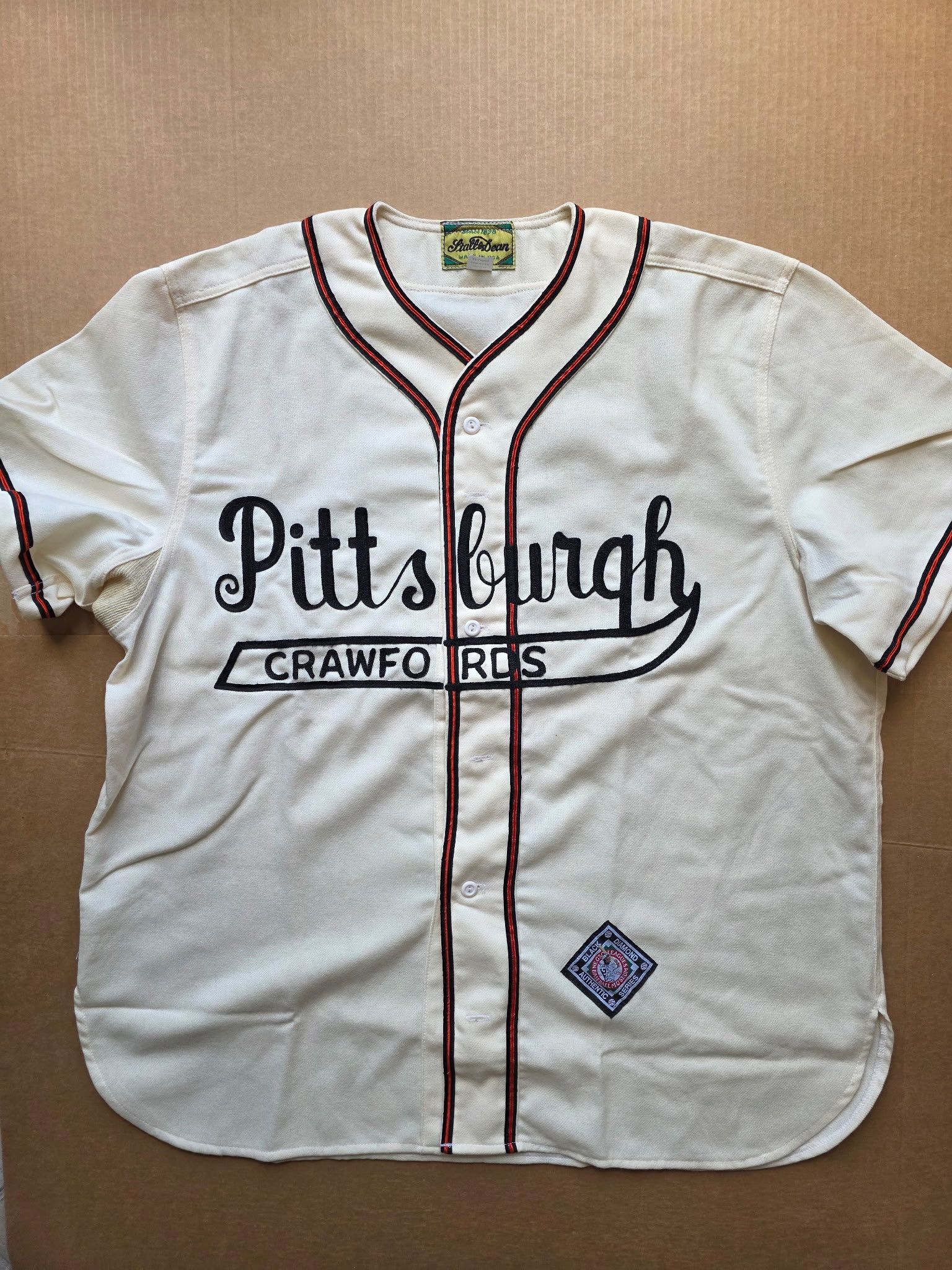 Pittsburgh Crawfords 1938 Authentic Wool Road Jersey