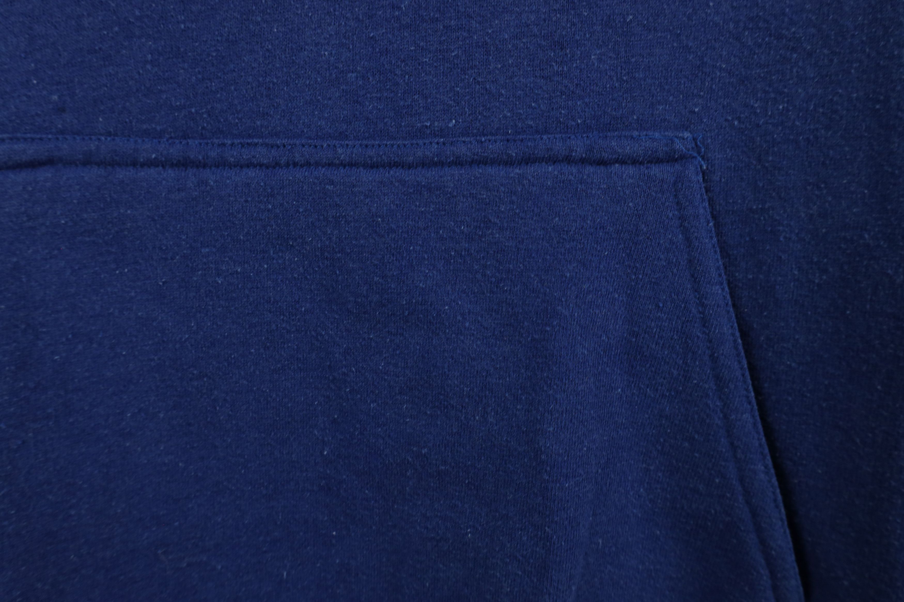 Vintage Vintage 90s Streetwear Baggy Fit Hoodie Sweatshirt Blue Size US XXL / EU 58 / 5 - 5 Thumbnail