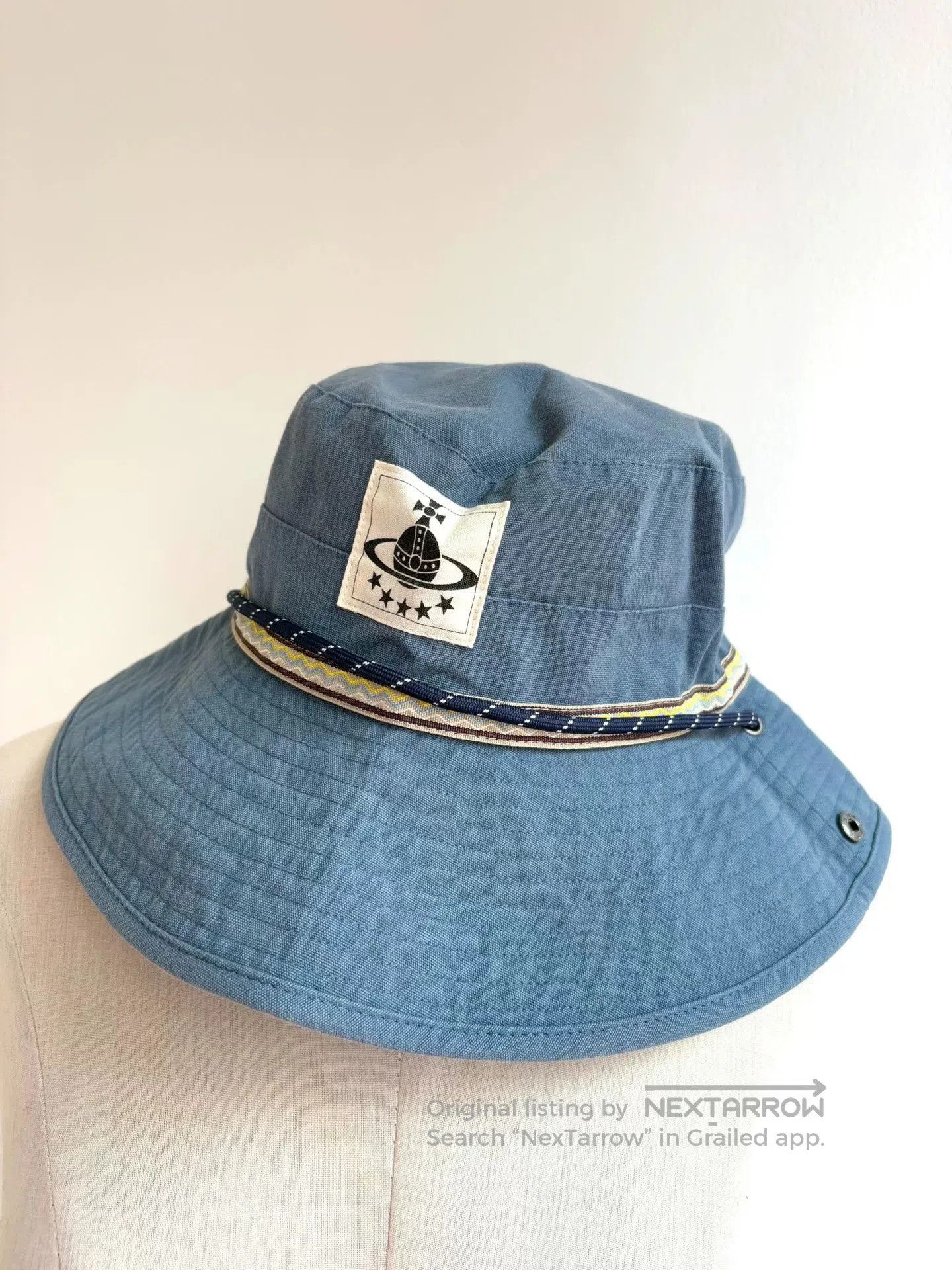 Vivienne Westwood vivienne westwood blue fisherman hat. Size ONE SIZE - 2 Thumbnail