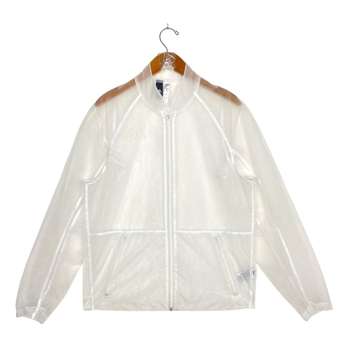 Adidas Rare‼️ Adidas Transparent Light Jacket Size M / US 6-8 / IT 42-44 - 4 Thumbnail