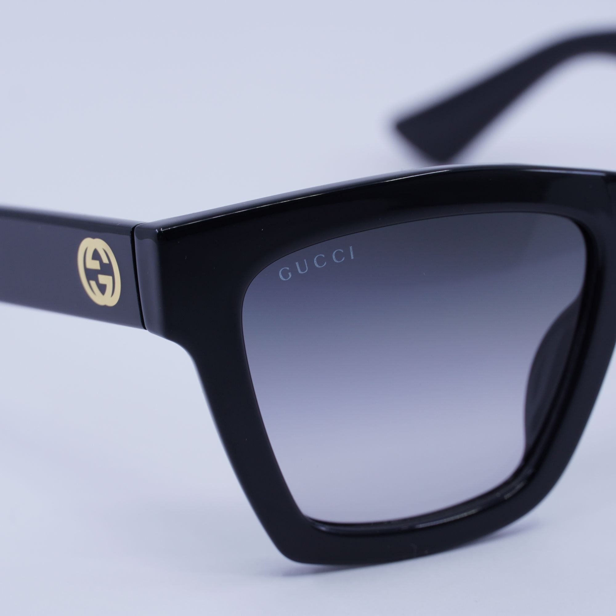 Gucci Gucci GG1714S 001 Sunglasses Black Square Frame, Grey Gradie Size ONE SIZE - 7 Thumbnail