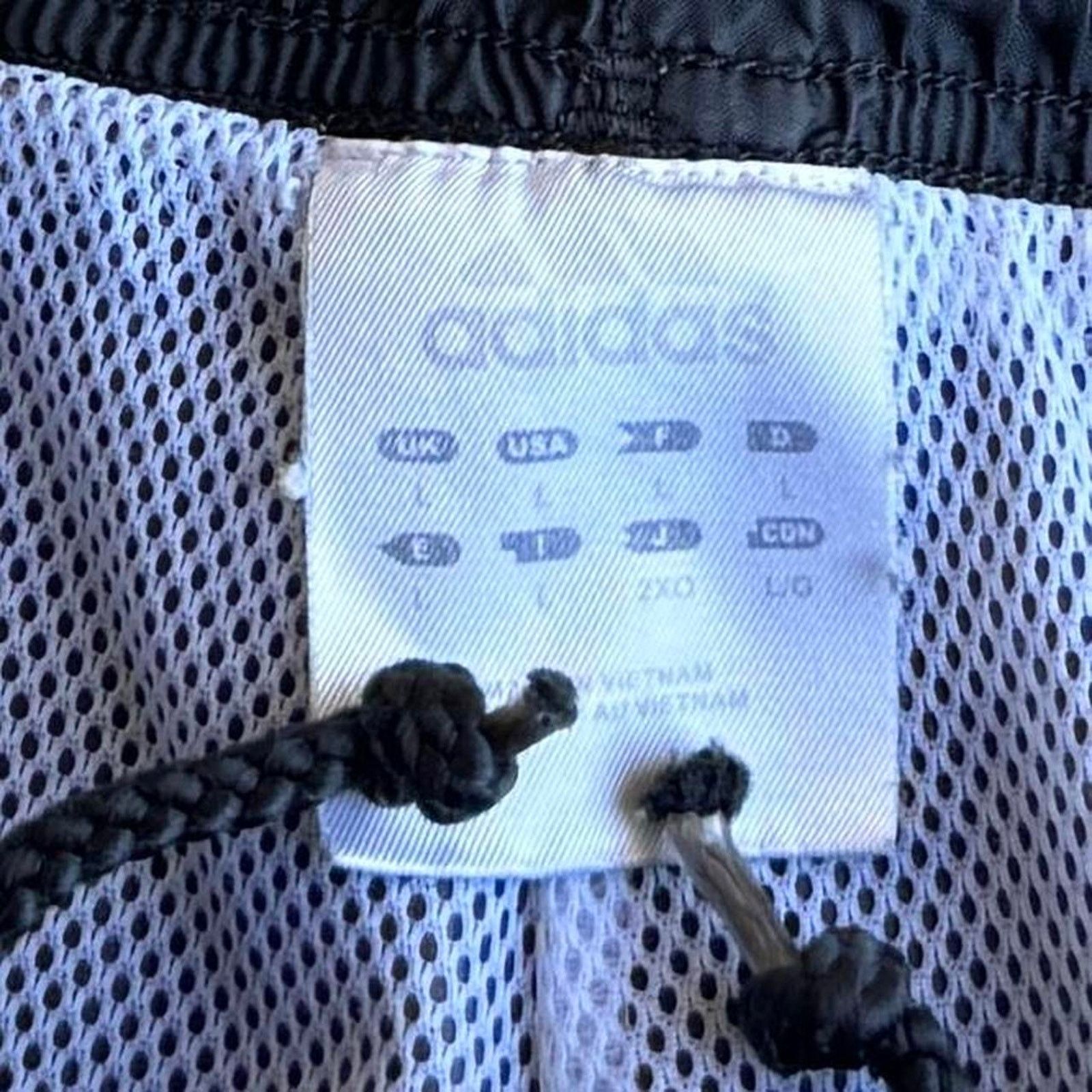 Adidas × Vintage Adidas Black & White Embroidered Baggy Trackpants Size US 42 / EU 58 - 3 Thumbnail