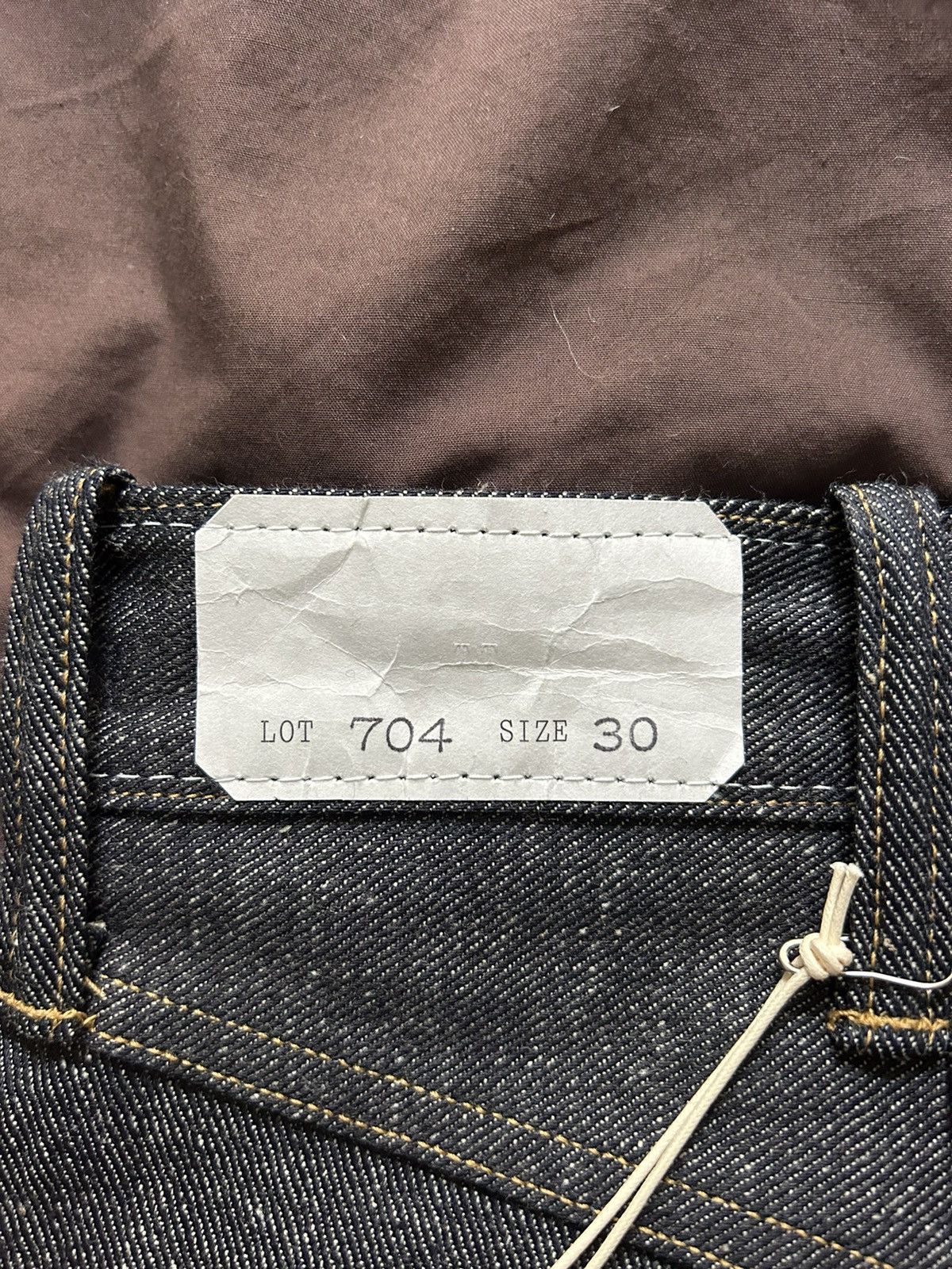 Taiga Takahashi Taiga Takahashi Lot 704 Selvedge Denim Size US 30 / EU 46 - 7 Thumbnail