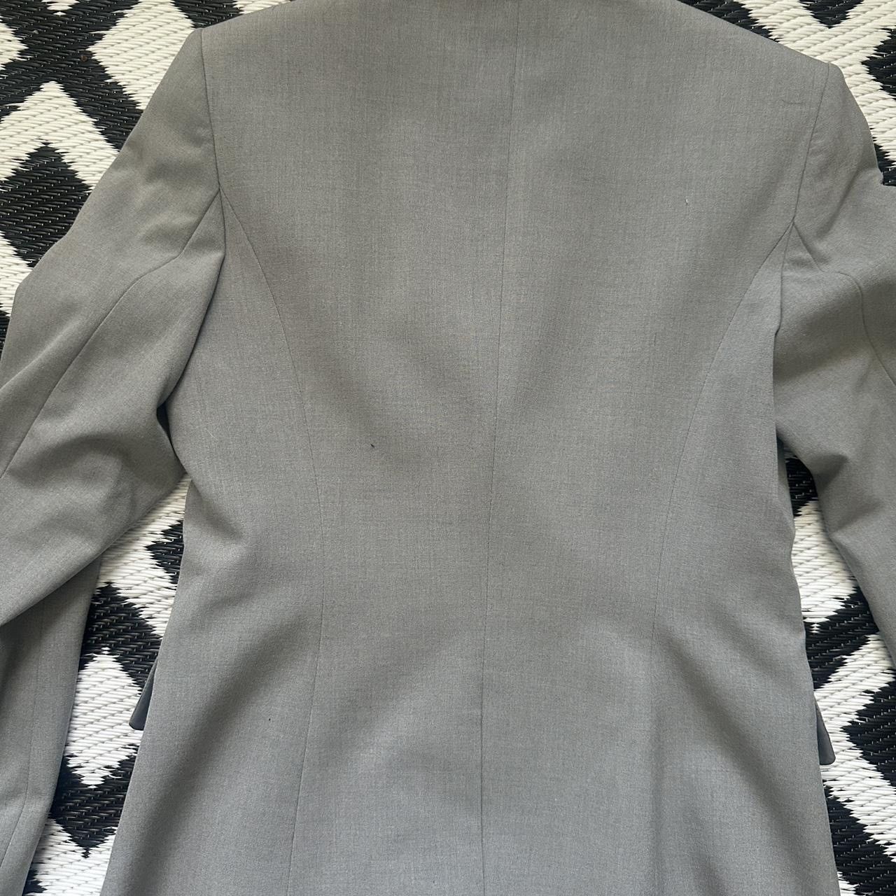 Calvin Klein Calvin Klein Grey Two-Button Lux Women’s Blazer Size 4 Size S / US 4 / IT 40 - 7 Thumbnail