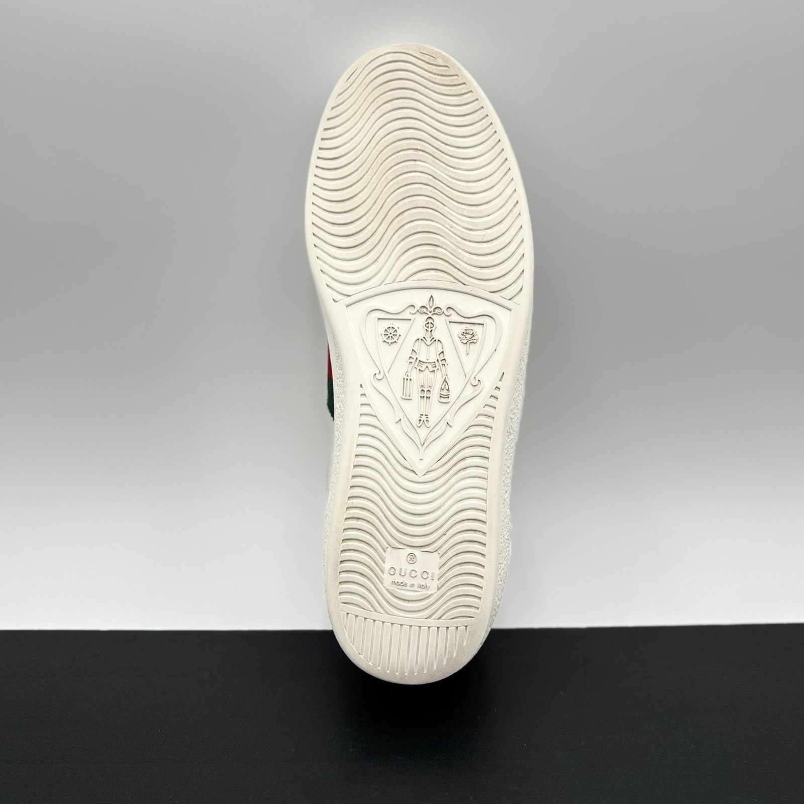 Gucci Gucci Ace Web ' White, Red, Green ' | GOOD CONDITION! Size US 10 / EU 43 - 17 Thumbnail
