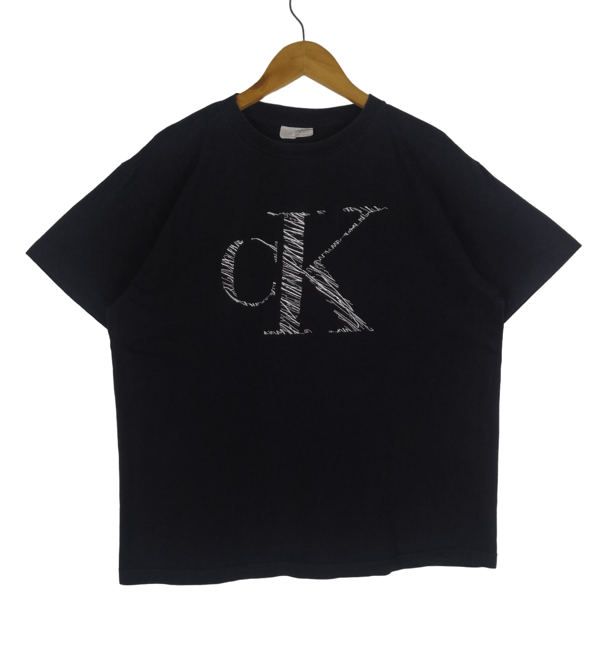 Calvin Klein Vintage 90s Calvin Klein Shirt Embroidery CK Spellout Size US XL / EU 56 / 4 - 1 Thumbnail