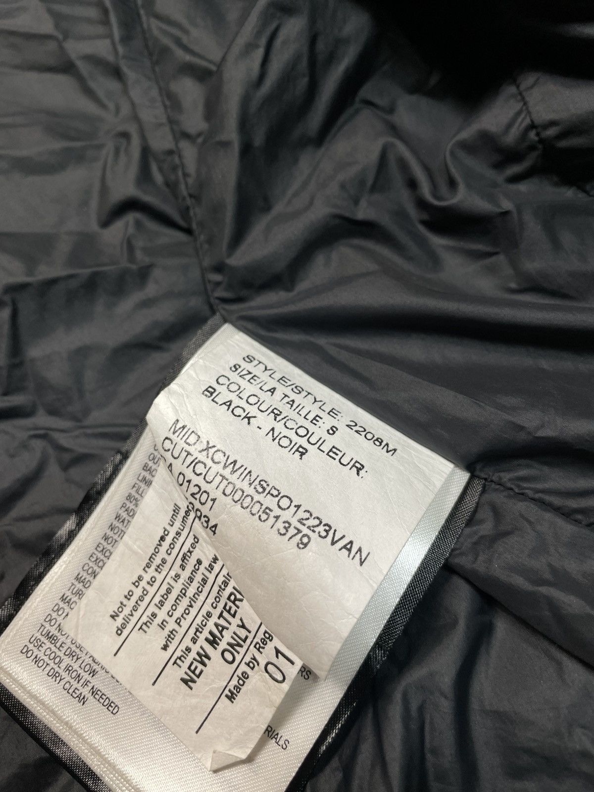 Canada Goose Canada Goose Black Hooded Quilted Puffer Jacket Size S Size US S / EU 44-46 / 1 - 7 Thumbnail