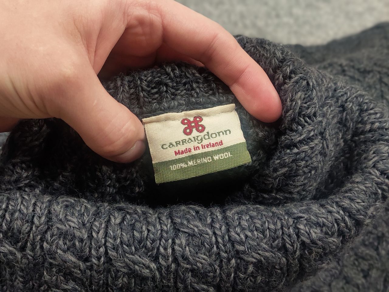 Carraig Donn Carraig Donn Ireland Merino Wool Knit turtleneck poncho Size ONE SIZE - 12 Thumbnail
