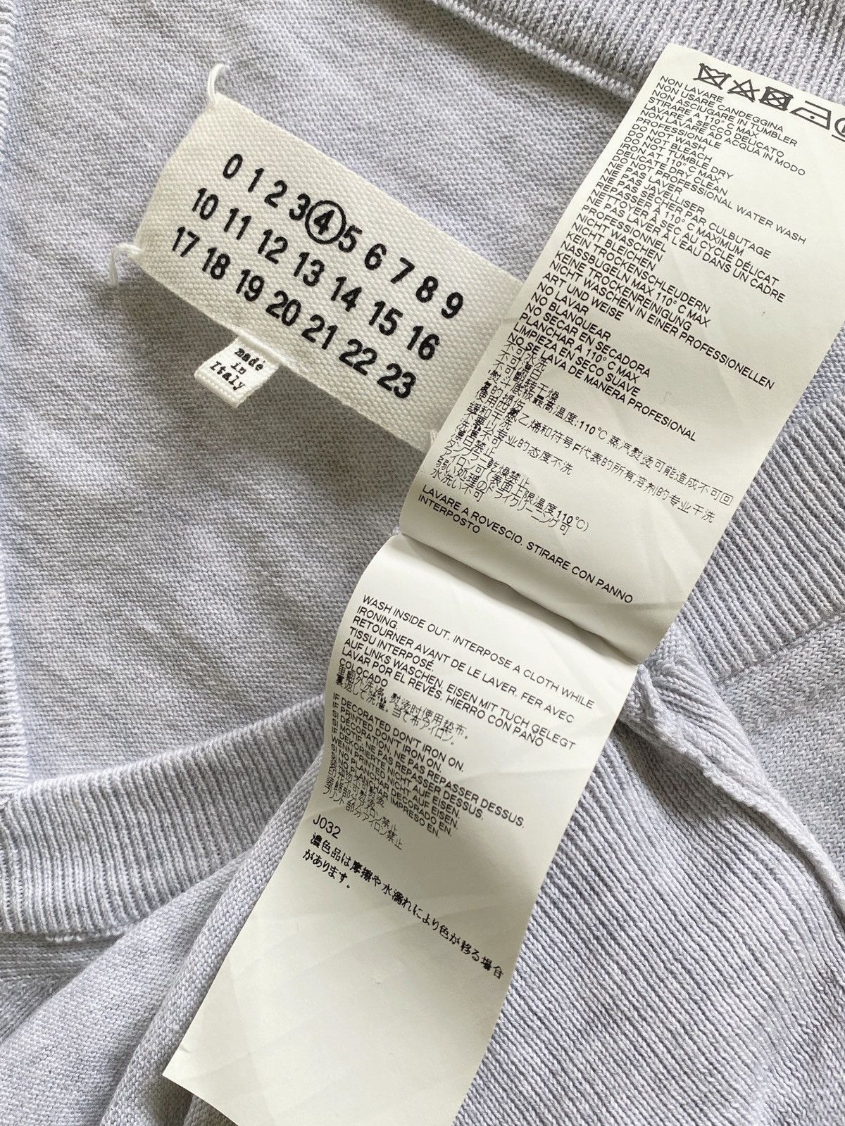 Maison Margiela SS18 Maison Margiela Leather Elbow Patch Sweater Size L / US 10 / IT 46 - 3 Thumbnail