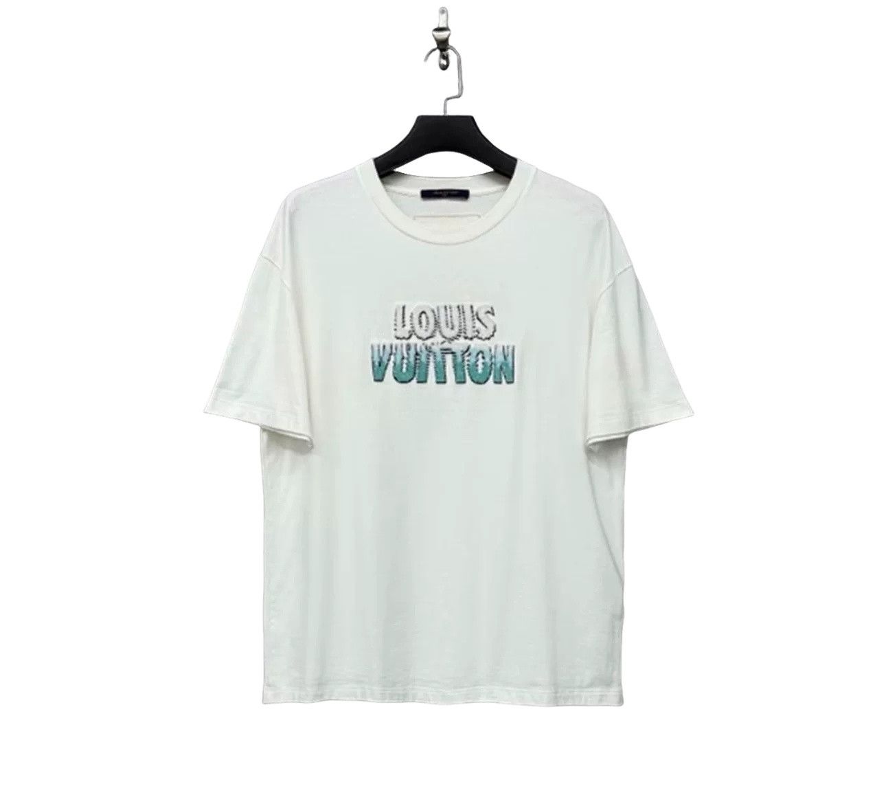 Louis Vuitton Louis Vuitton Beaded Logo T-Shirt XL Size US XL / EU 56 / 4 - 1 Thumbnail