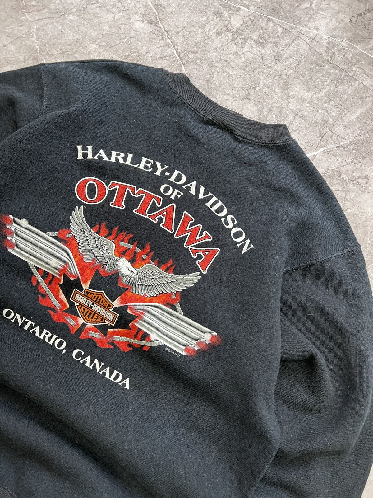 Harley Davidson VINTAGE HARLEY DAVIDSON 1999 sweatshirt 3D embleme Size US M / EU 48-50 / 2 - 13 Thumbnail