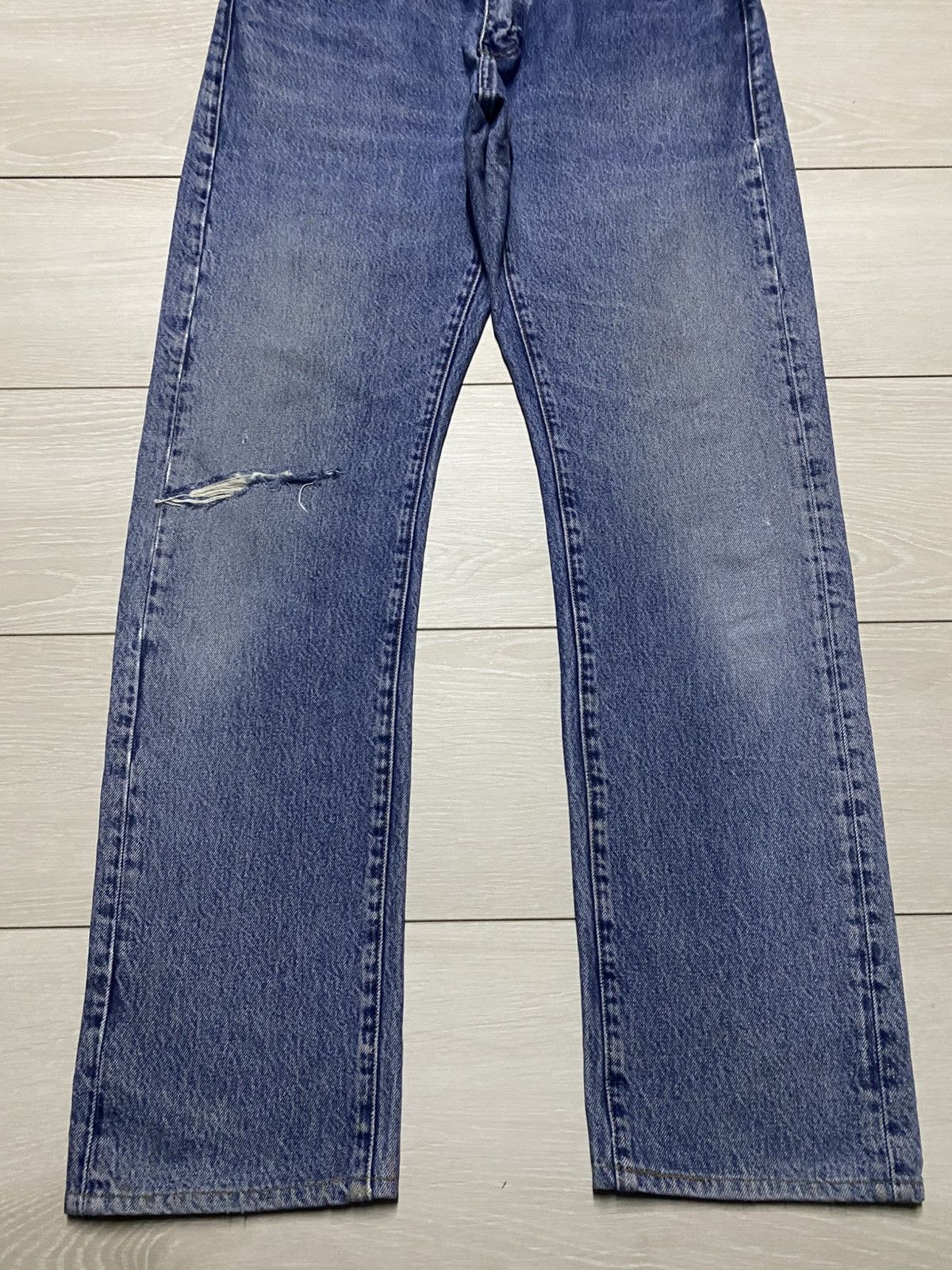 Levi's Made & Crafted Vintage Levis Made & Craft Distressed Tack Slim Jeans Size US 34 / EU 50 - 5 Thumbnail