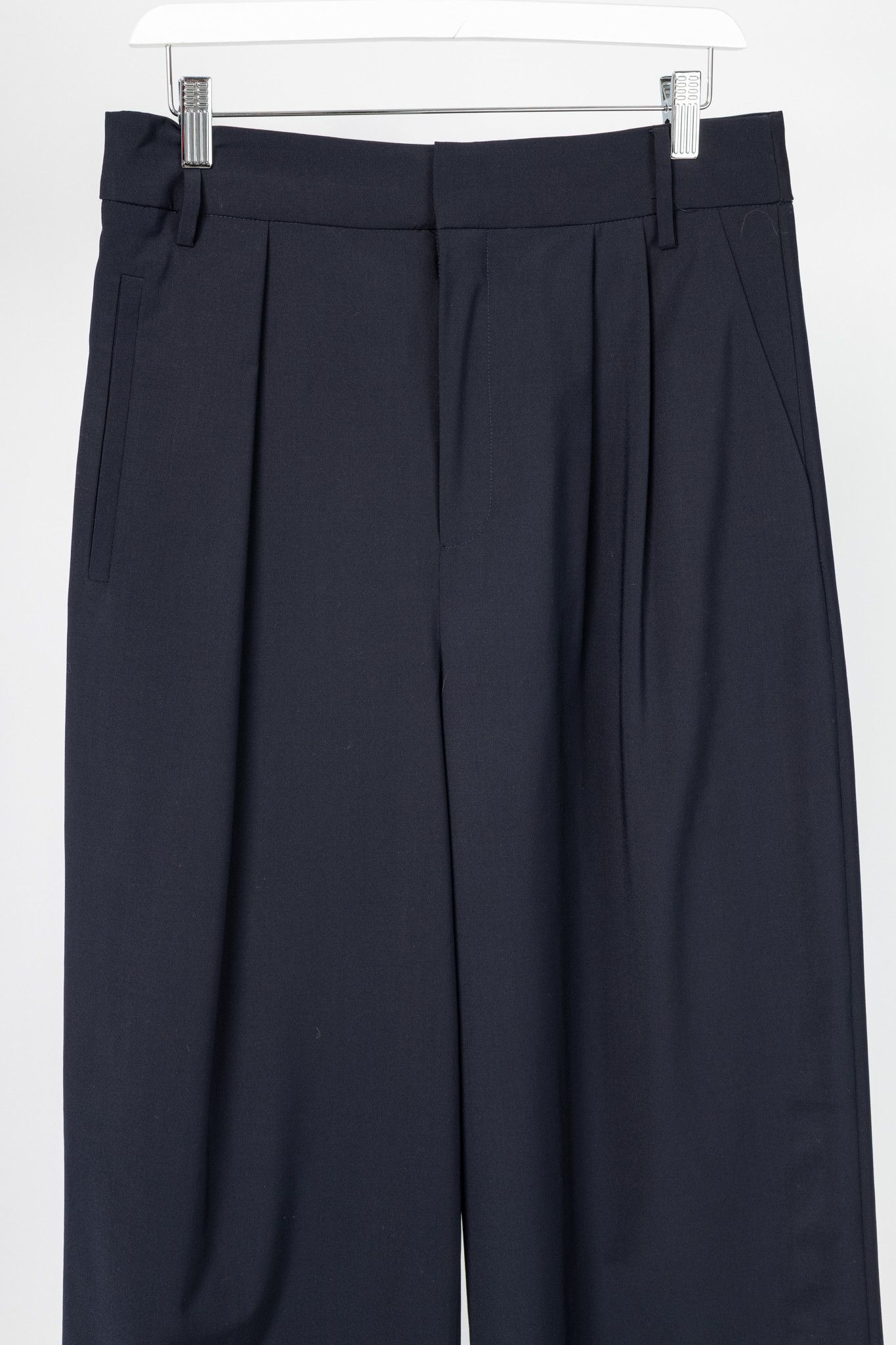 Tibi Tibi Stella Navy Tropical Wool Pants Size 27" / US 4 / IT 40 - 3 Thumbnail
