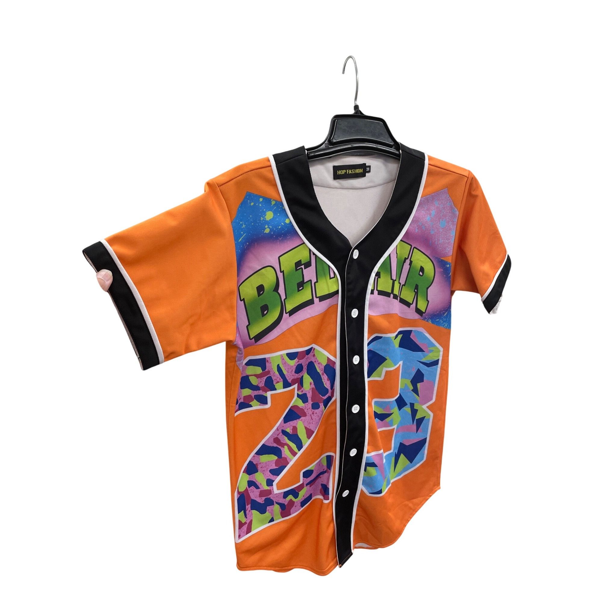 Other Hop Fashion Bel-Air 23 womans orange green Jersey Size M S Size M / US 6-8 / IT 42-44 - 2 Thumbnail