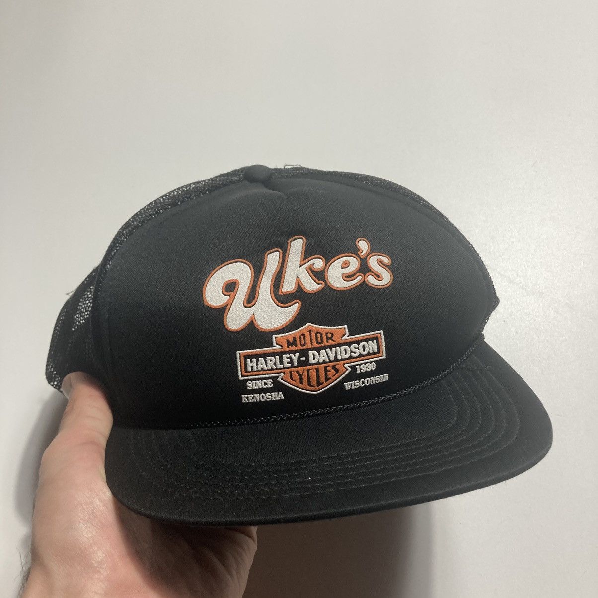 Harley Davidson vintage harley davidson uke’s wisconsin trucker hat Size ONE SIZE - 1 Thumbnail