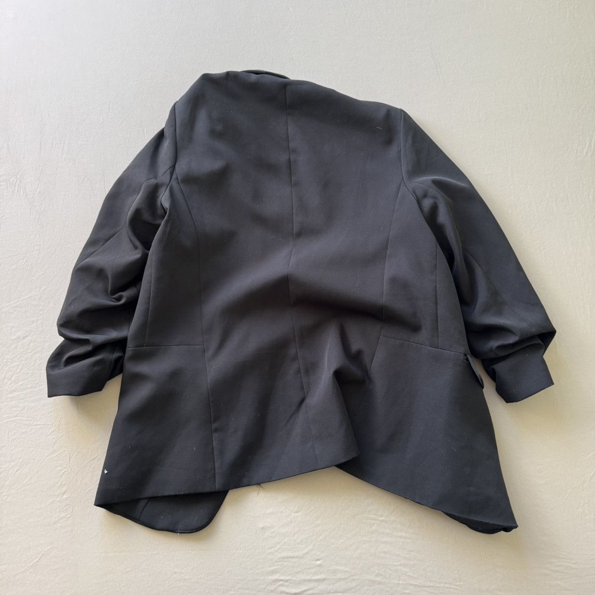 AQUA Aqua Ruched-Sleeve Blazer Size L / US 10 / IT 46 - 5 Thumbnail