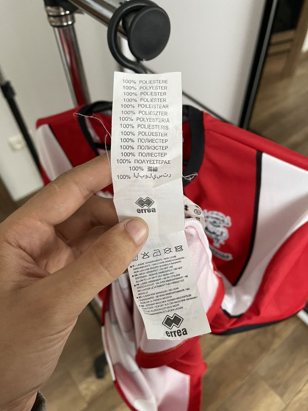 Errea 2022/2023 Lincoln City FC Errea Soccer Jersey T-Shirt Tee Size US L / EU 52-54 / 3 - 12 Thumbnail