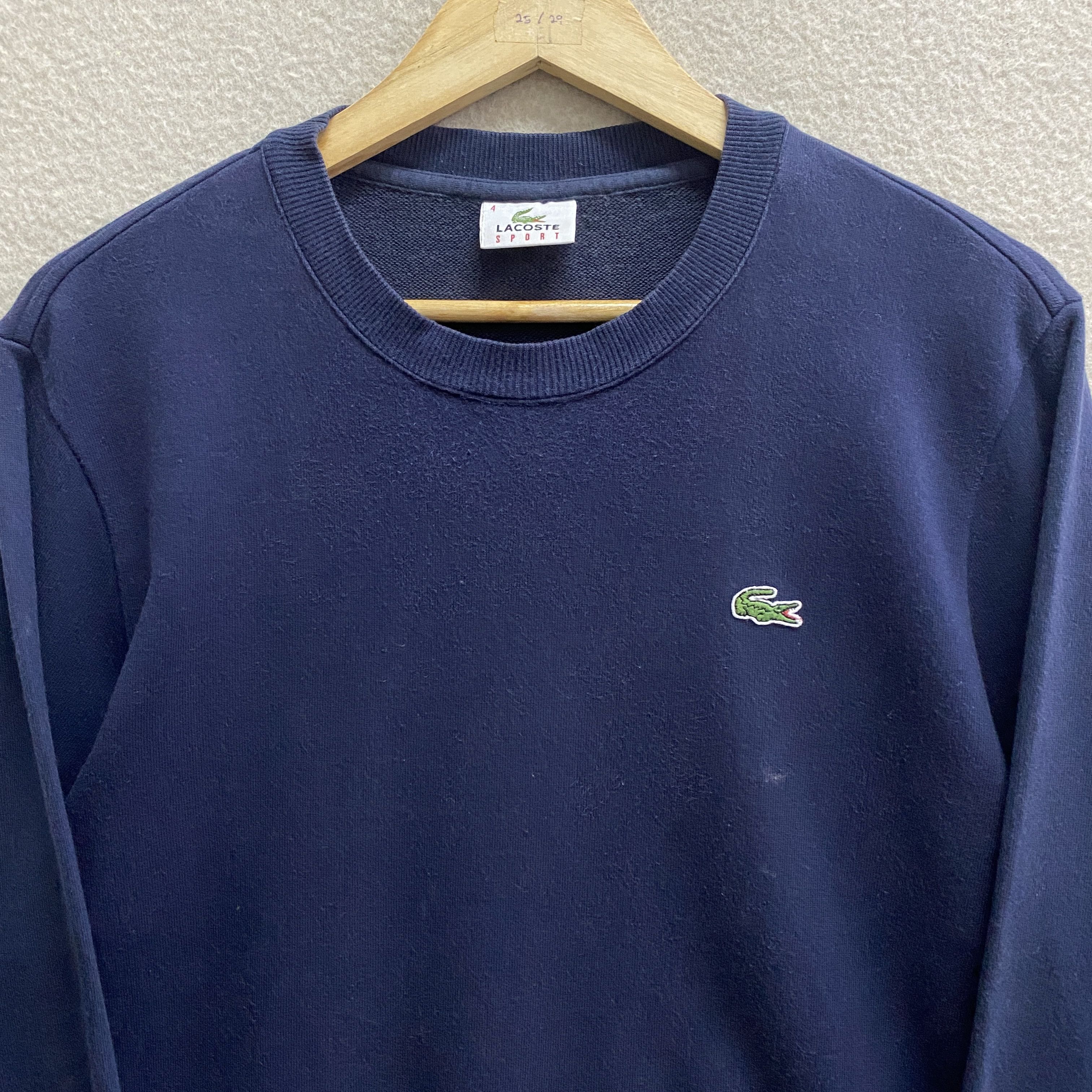 Japanese Brand × Lacoste × Vintage Vintage Lacoste L!ve Navy Sweatshirt Size US L / EU 52-54 / 3 - 2 Thumbnail