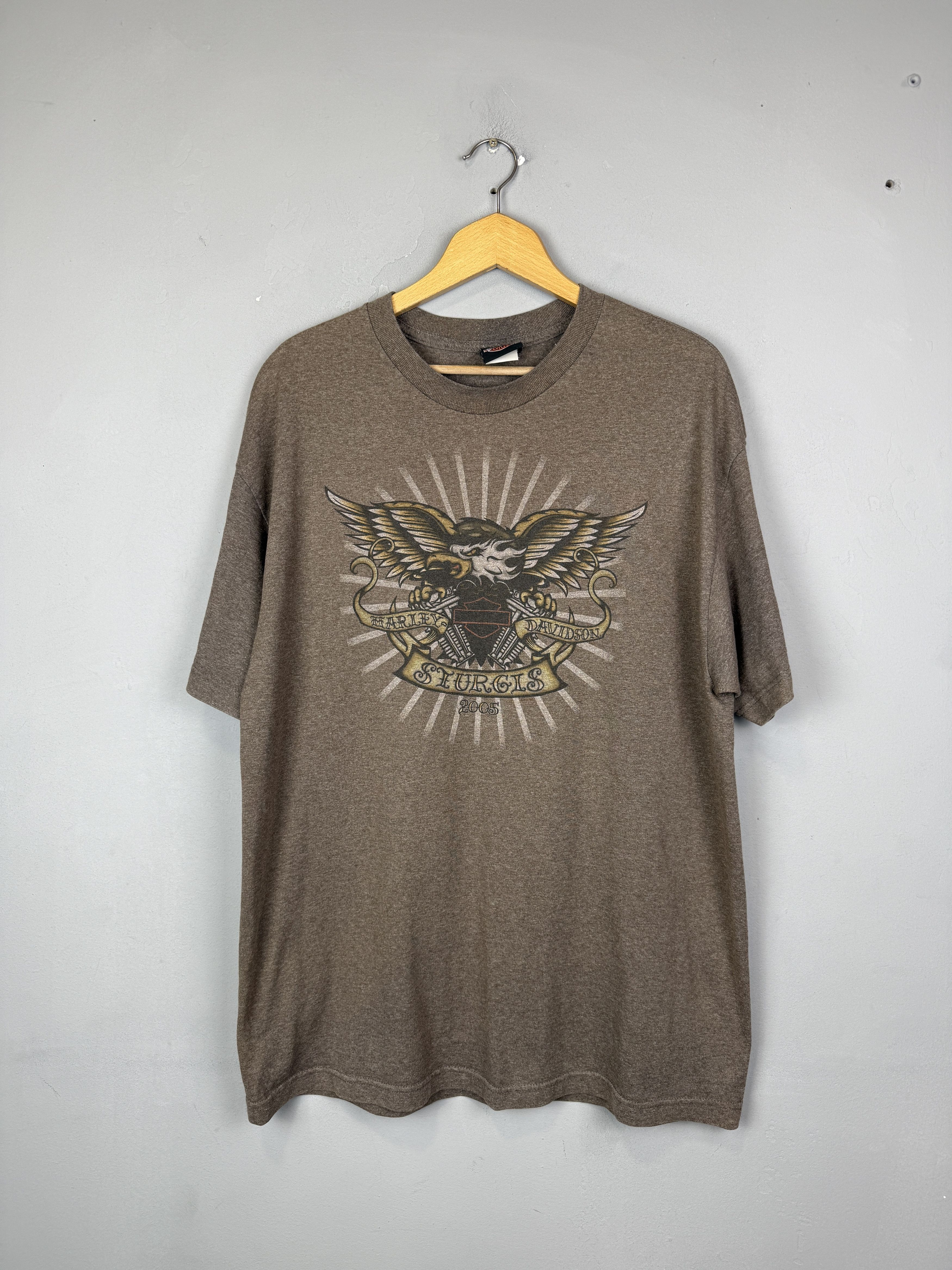 Harley Davidson × Vintage Vintage Harley Davidson Tee 2005 Sturgis Black Hills Raily Size US XL / EU 56 / 4 - 2 Thumbnail