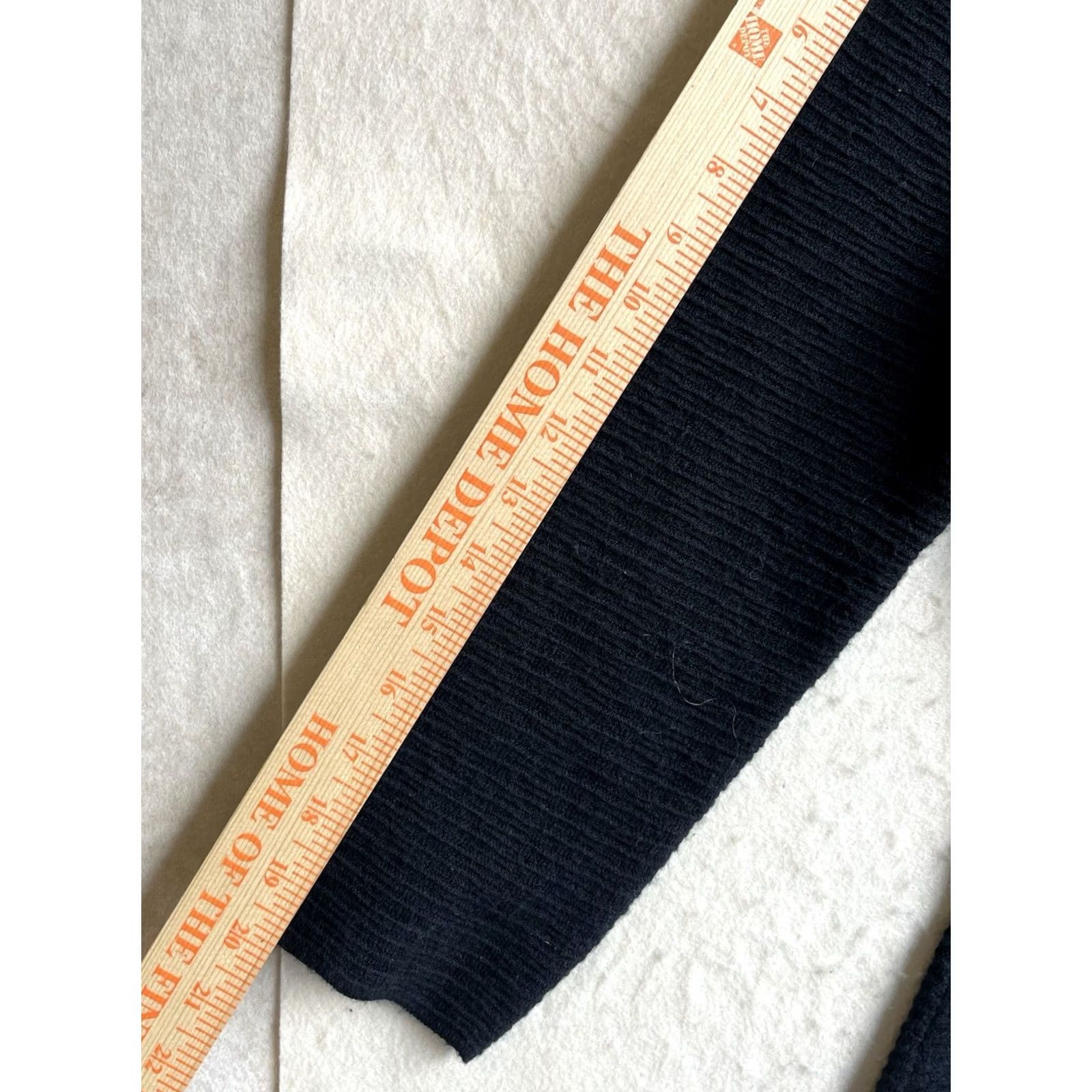 Vintage Classiques Entier Women's Large Black Wool Cashmere 3/4 Sleeve Sweater Size L / US 10 / IT 46 - 5 Thumbnail