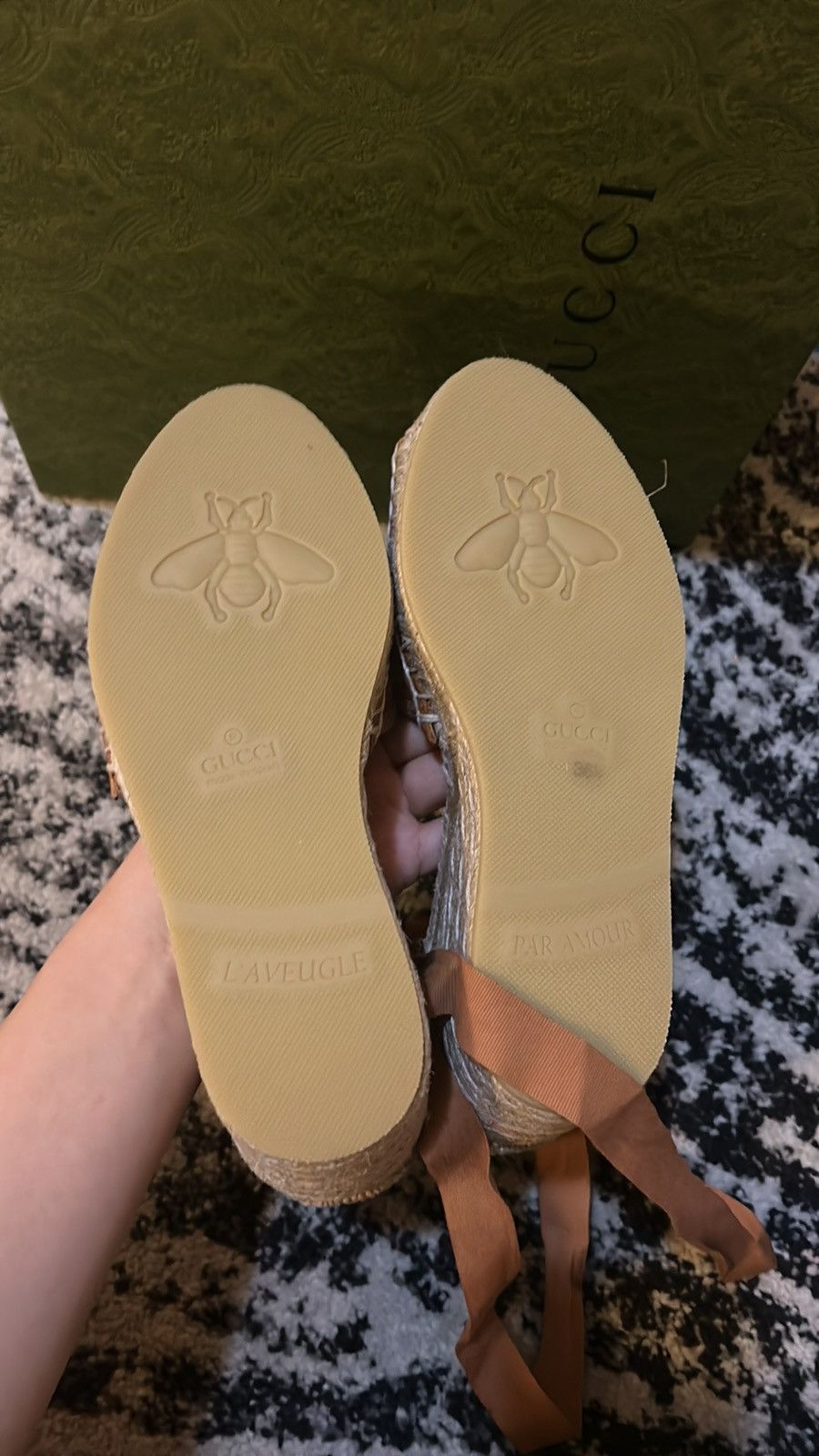 Gucci Gucci Interlocking G One Strap Sandal Espadrille Size US 6.5 / IT 36.5 - 3 Thumbnail