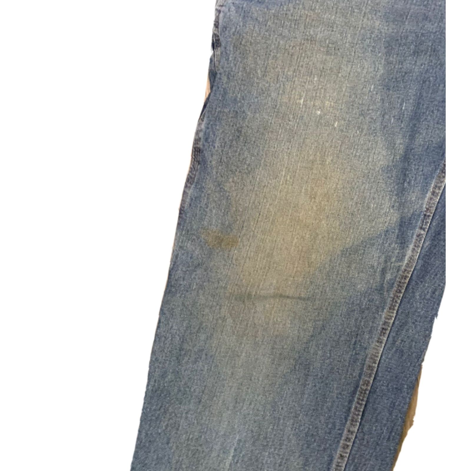 Vintage Rasco Mens Distressed Jeans Extra Large 32 X 31 Flame Resistant Size US 32 / EU 48 - 5 Thumbnail