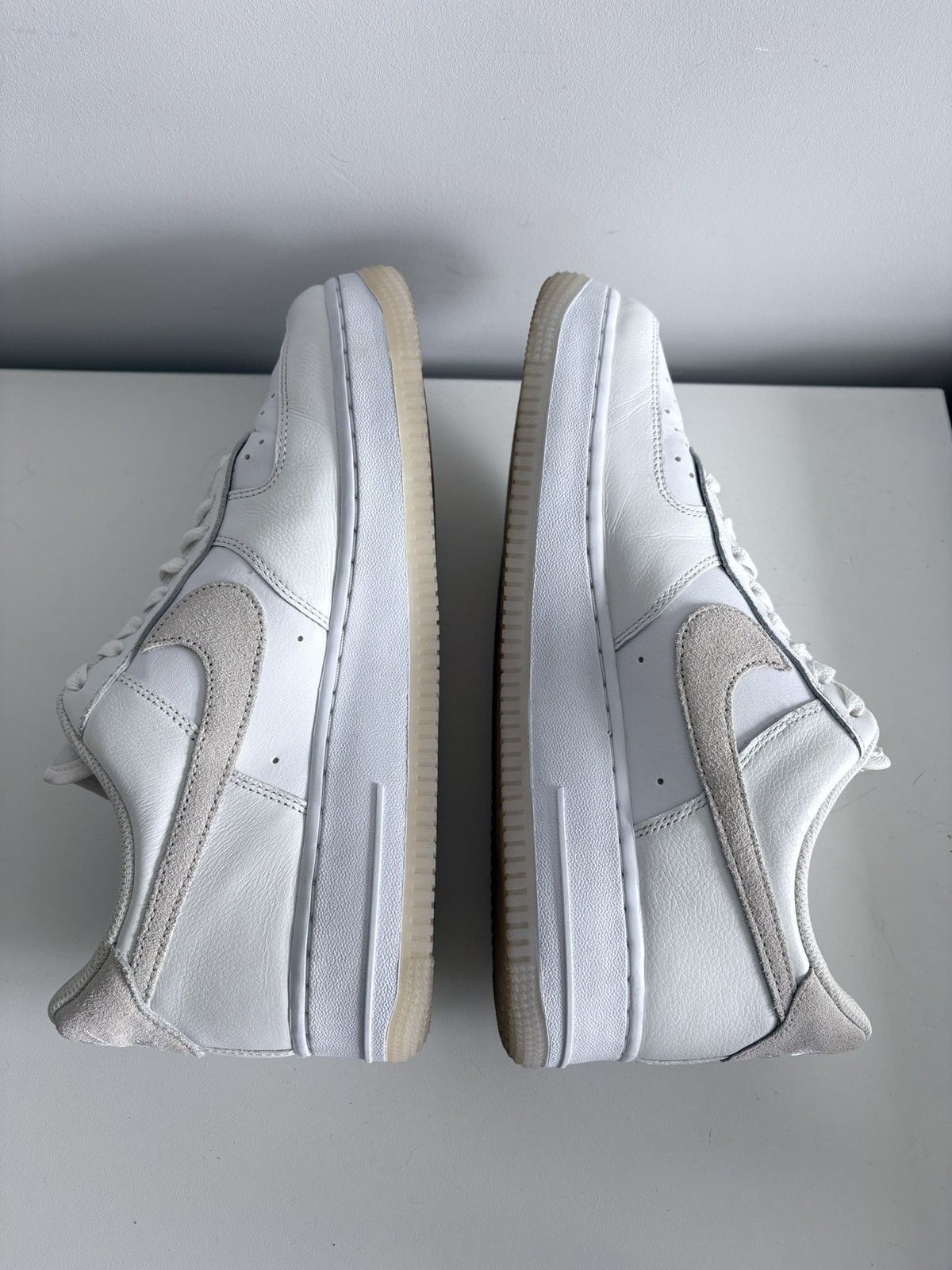 Nike Nike Air Force 1 Low leather suede Swoosh men's size 42.5 Size US 9.5 / EU 42-43 - 6 Thumbnail