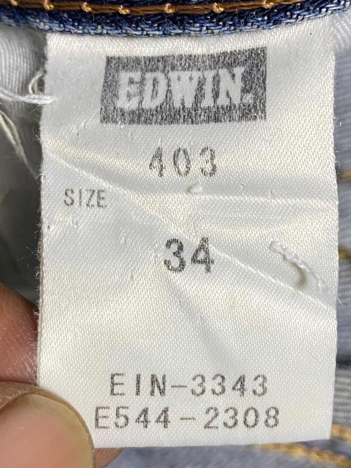 Edwin Japan Edwin International Basic Blue Wash Loose Jeans Size US 35 - 19 Thumbnail