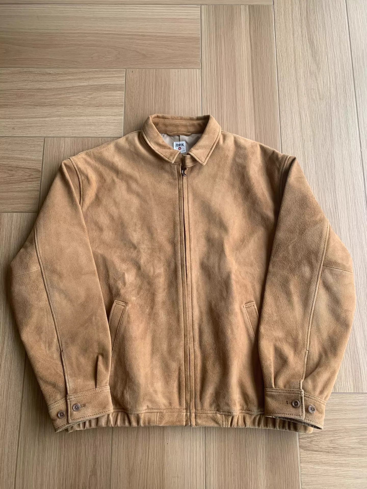 Edwin EDWIN KST06 Shearling Leather Jacket XL Size US XL / EU 56 / 4 - 1 Thumbnail
