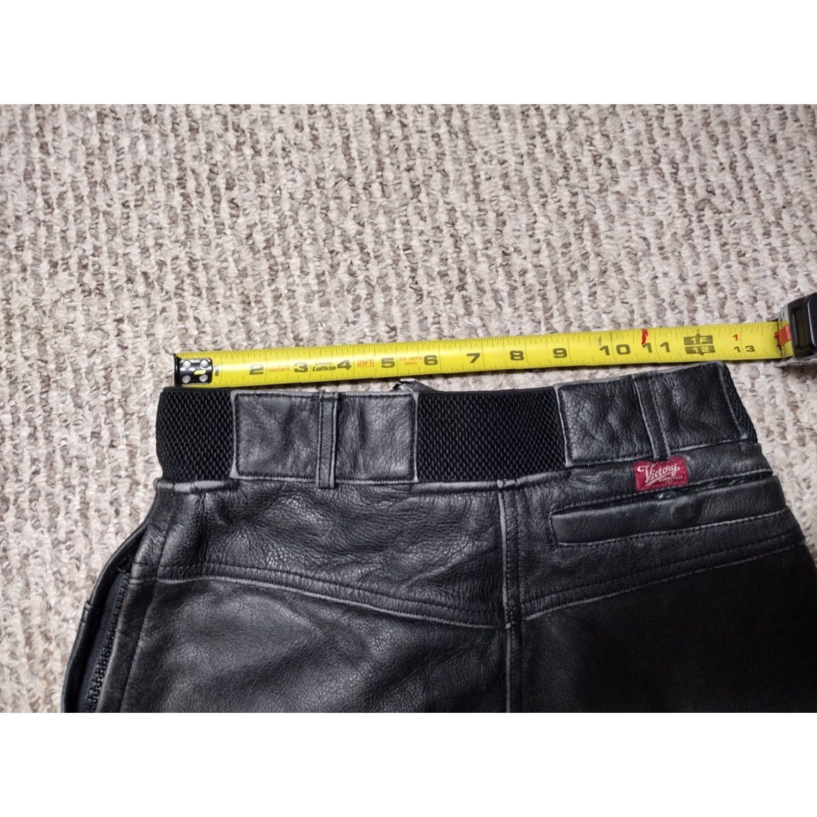 Vintage VINTAGE Victory Leather Motorcycle Biker Pants Womens 6 90s Punk Rock NWT Black Size 28" / US 6 / IT 42 - 5 Thumbnail