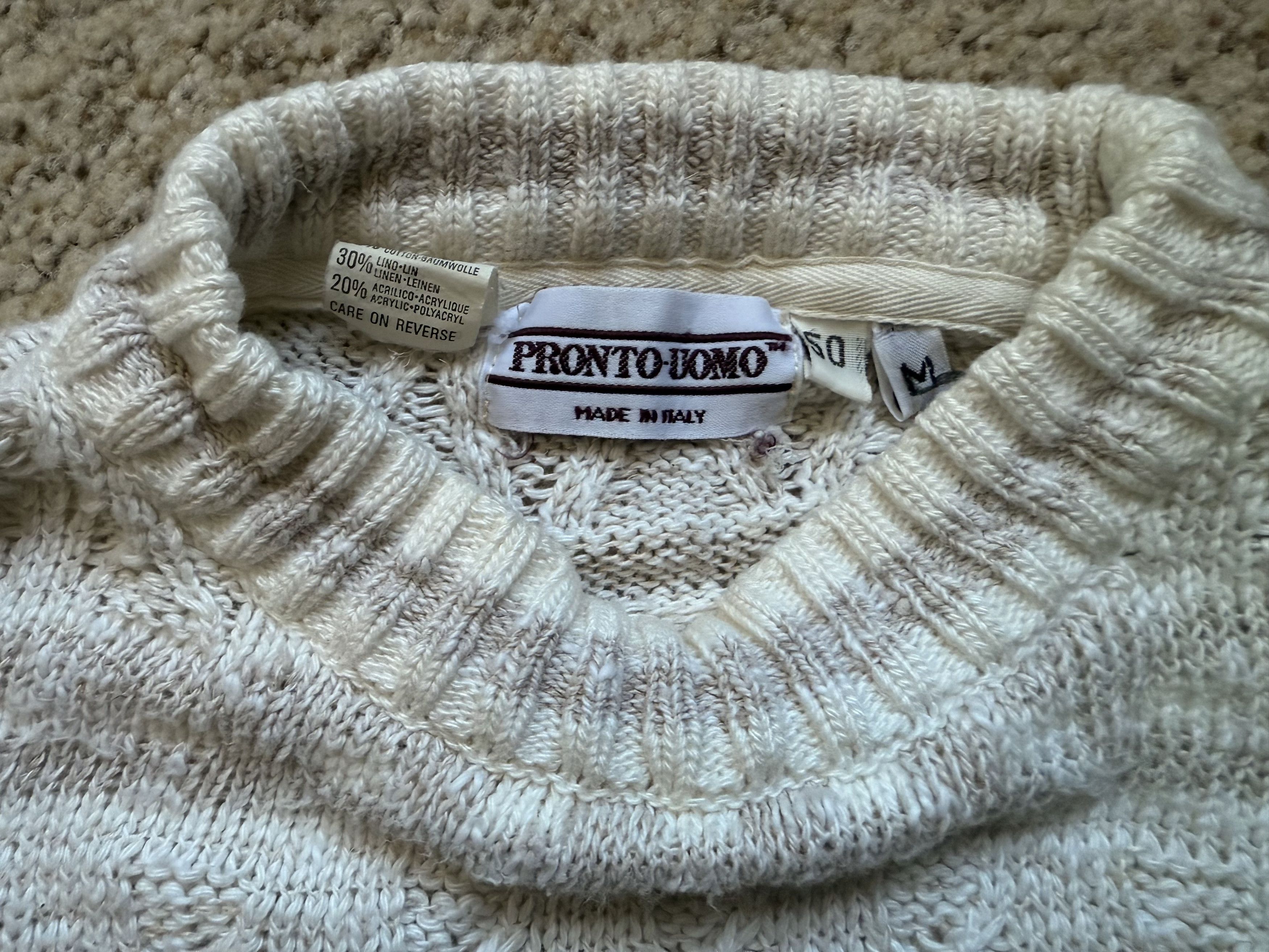 Other Designer Knit Sweater - made in Italy - great condition Size US M / EU 48-50 / 2 - 2 Thumbnail