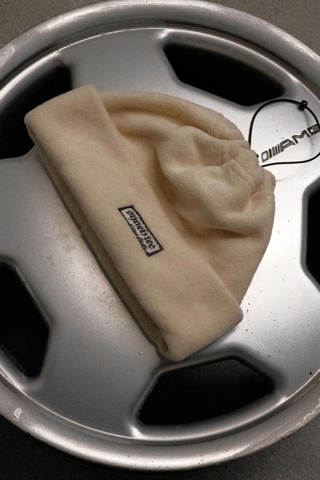 Supreme Syntech Beige Fleece Beanie Hat Size ONE SIZE - 1 Thumbnail