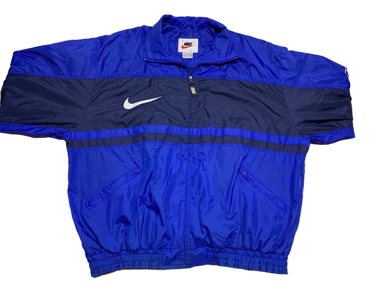 Nike × Vintage Vintage Nike windbreaker big logo Size US XL / EU 56 / 4 - 2 Thumbnail