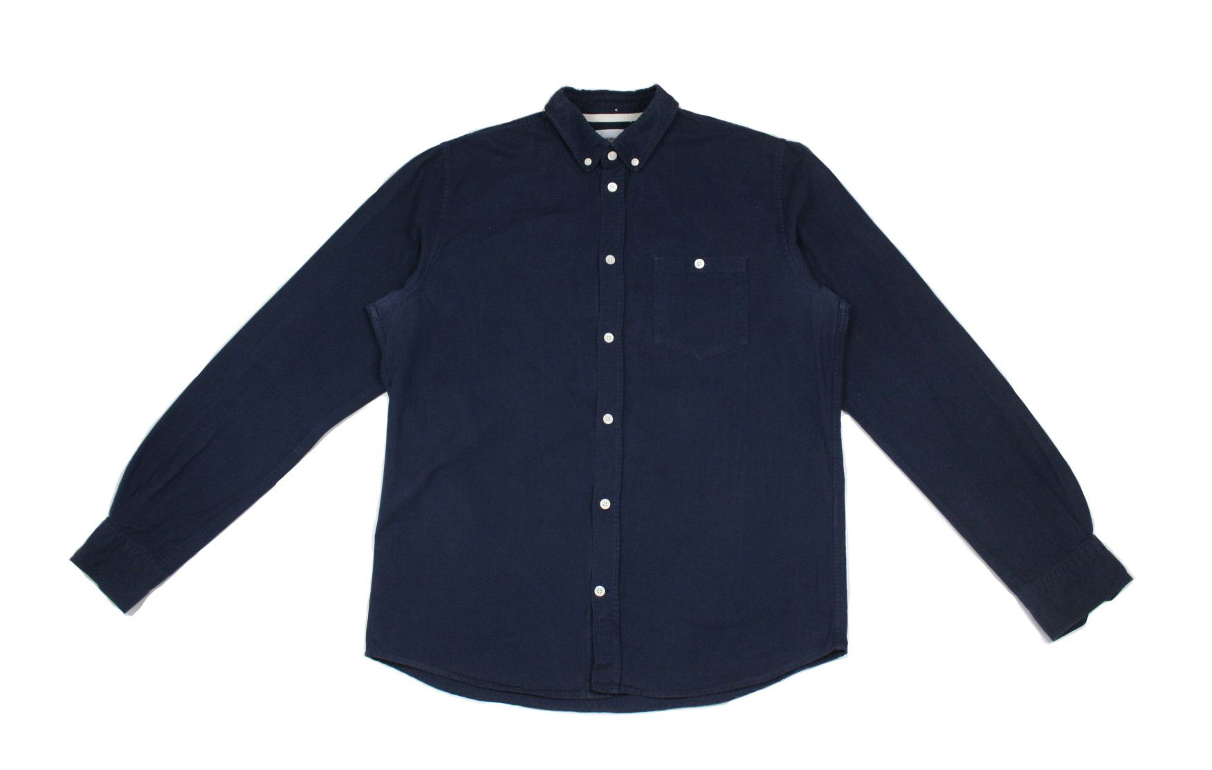Norse Projects Anton Oxford Navy Shirt Size US L / EU 52-54 / 3 - 1 Thumbnail