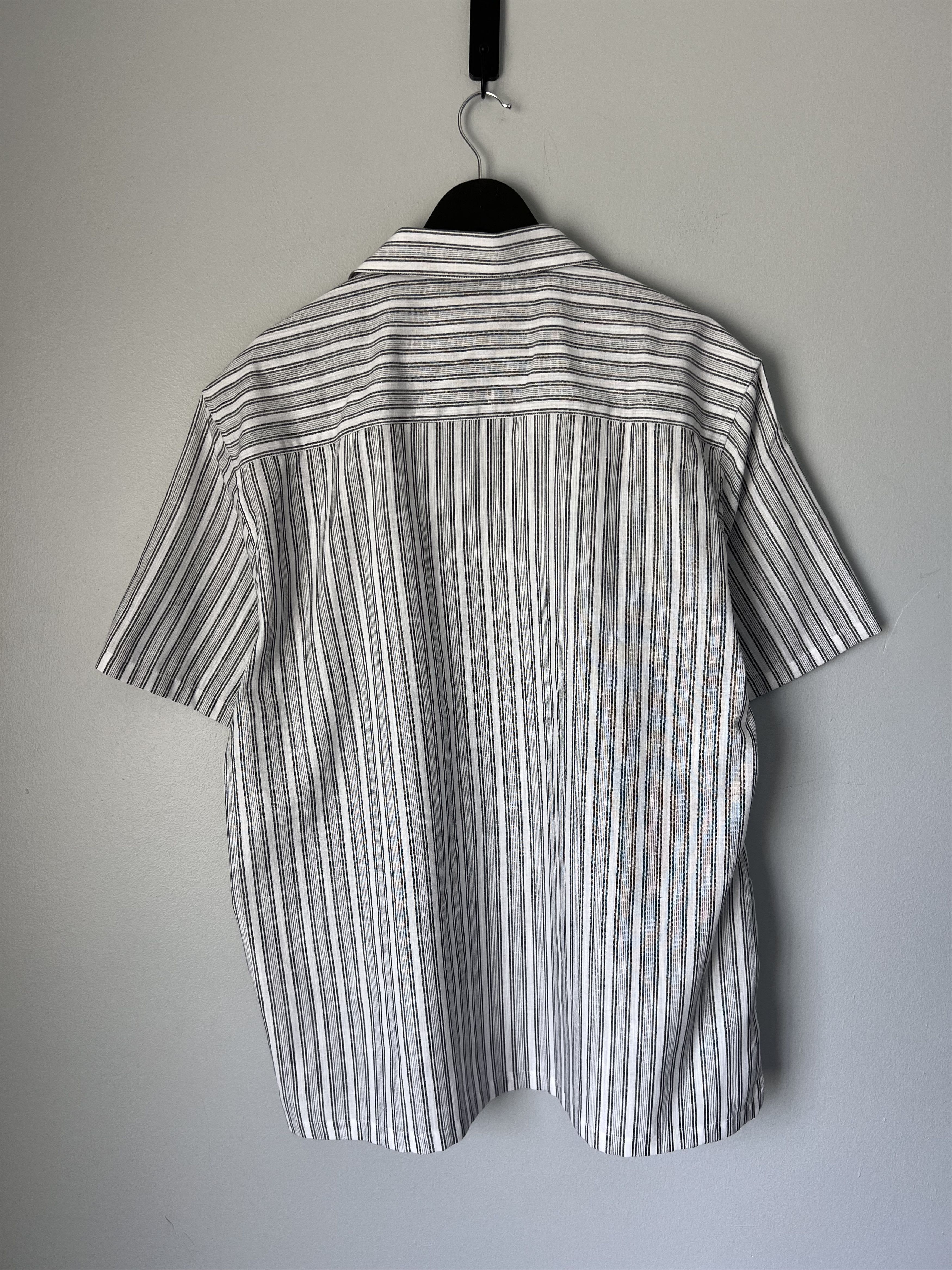 Aime Leon Dore Aime Leon Dore Striped Leisure Shirt in Black White Size US L / EU 52-54 / 3 - 4 Thumbnail