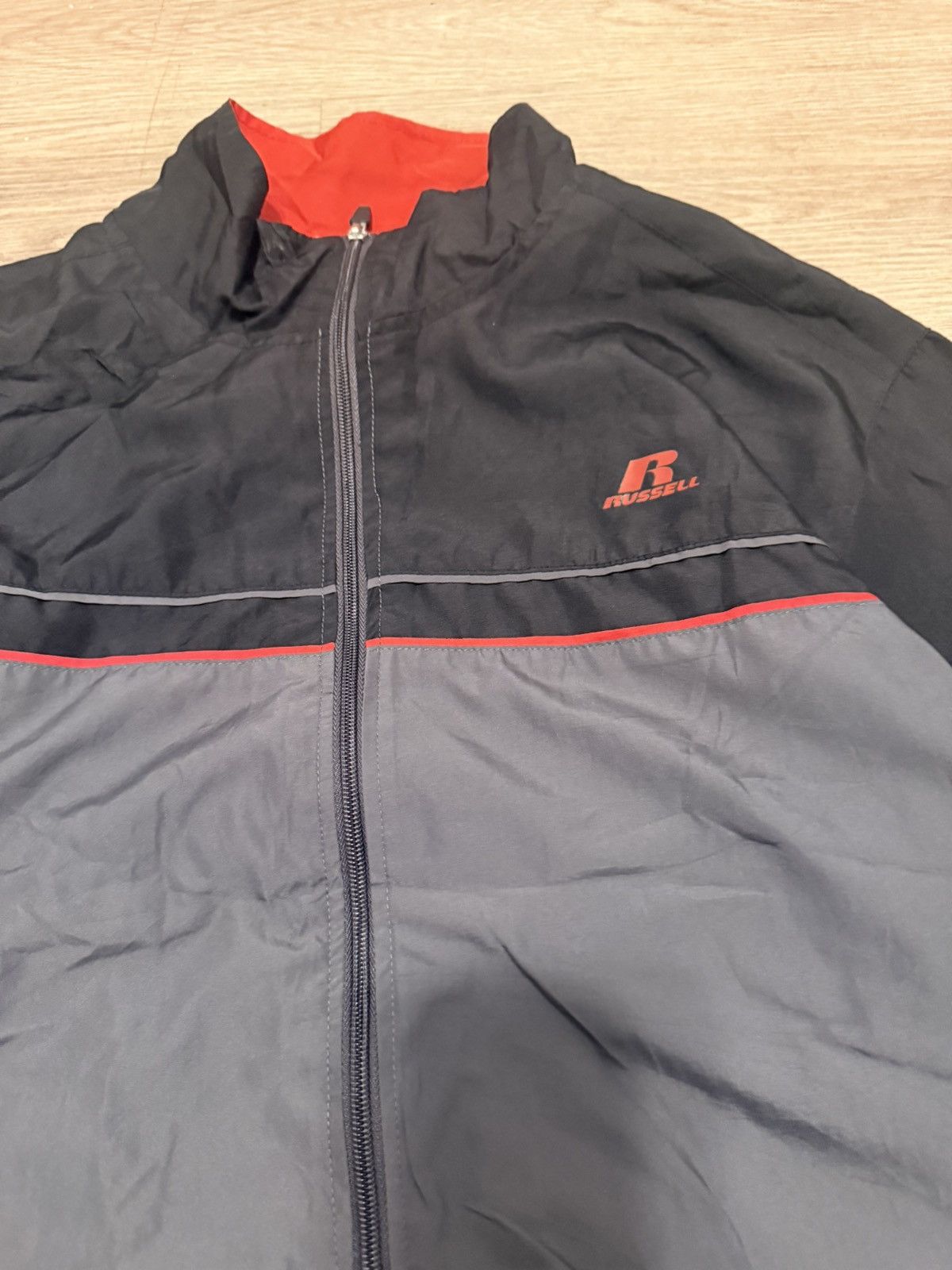 Russell Athletic Black & grey Russell Athletic windbreaker Size US L / EU 52-54 / 3 - 2 Thumbnail