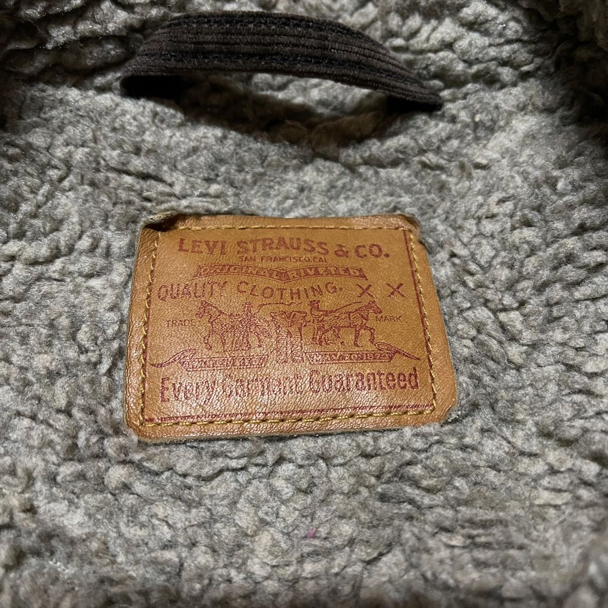 Levi's Vintage Levis Trucker Corduroy Jacket sherpa shearling Size US M / EU 48-50 / 2 - 10 Thumbnail