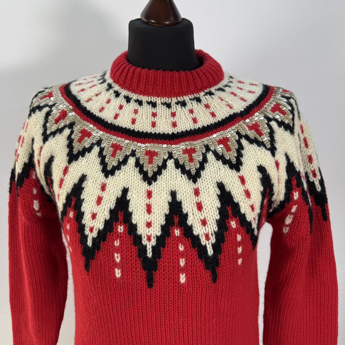 Saint Laurent Paris Saint Laurent 16aw Scales National Style Sweater Size US L / EU 52-54 / 3 - 4 Thumbnail