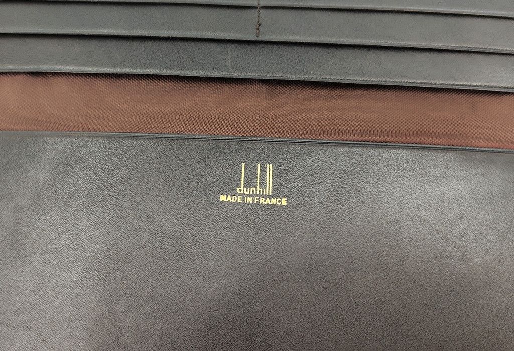 Alfred Dunhill vintage DUNHILL leather minimalist bi fold long wallet Size ONE SIZE - 3 Thumbnail