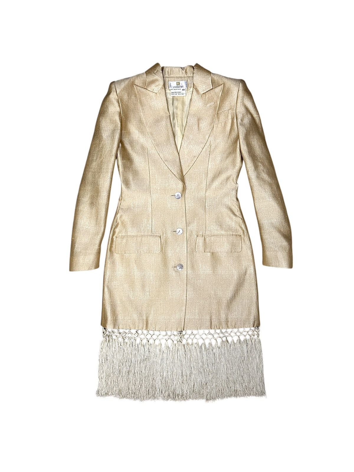 Alexander McQueen S/S 98 Givenchy by McQueen Silk Coat with Tassel Size M / US 6-8 / IT 42-44 - 1 Thumbnail
