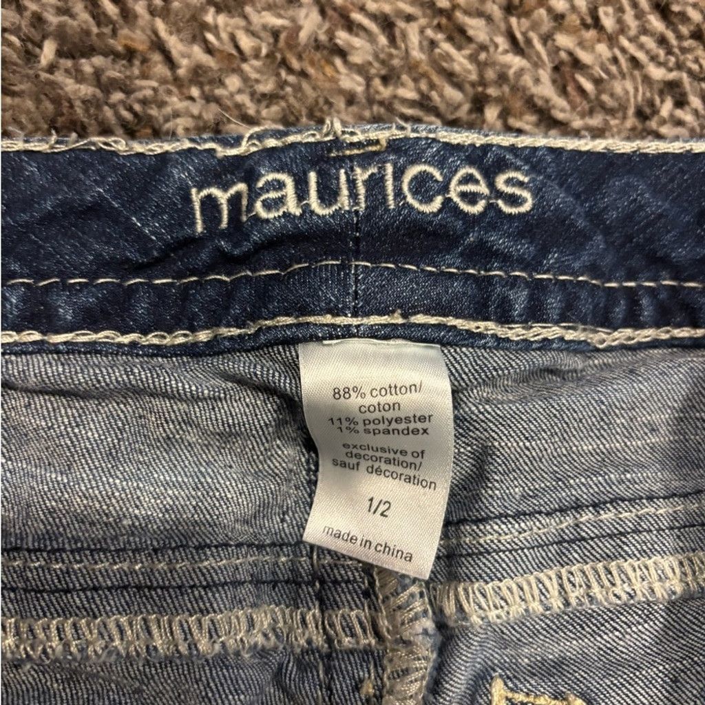 Maurice Lacroix Maurices Dark Blue Boot Cut Jeans Size 26" / US 2 / IT 38 - 5 Thumbnail
