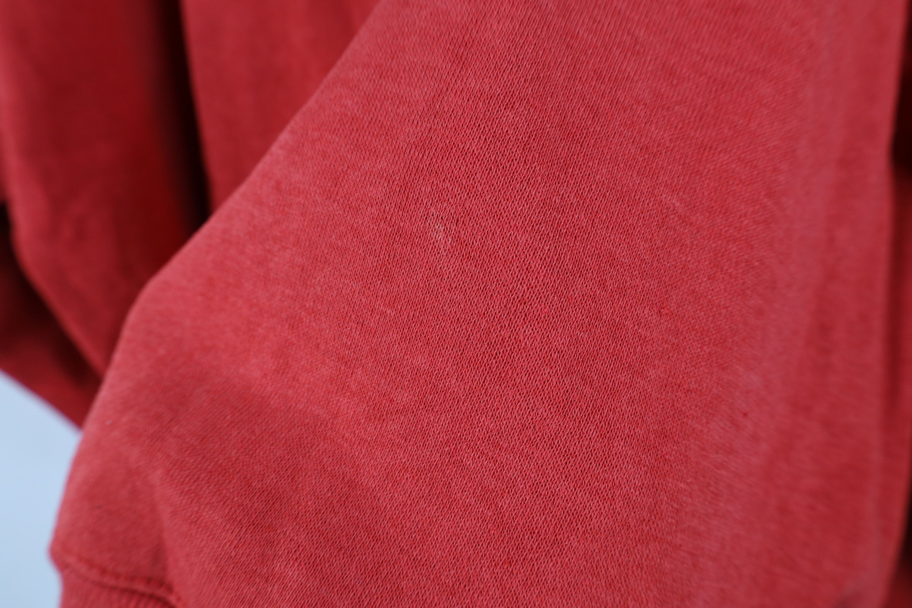 Vintage Vintage 70s Streetwear Boxy Fit Crewneck Sweatshirt Red USA Size US XL / EU 56 / 4 - 11 Thumbnail