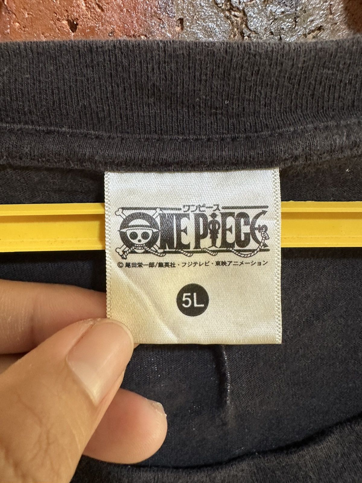 Anime × One Piece × Vintage Vintage Anime One Peace Zoro Big Face Faded Oversize Tee Size US XXL / EU 58 / 5 - 4 Thumbnail