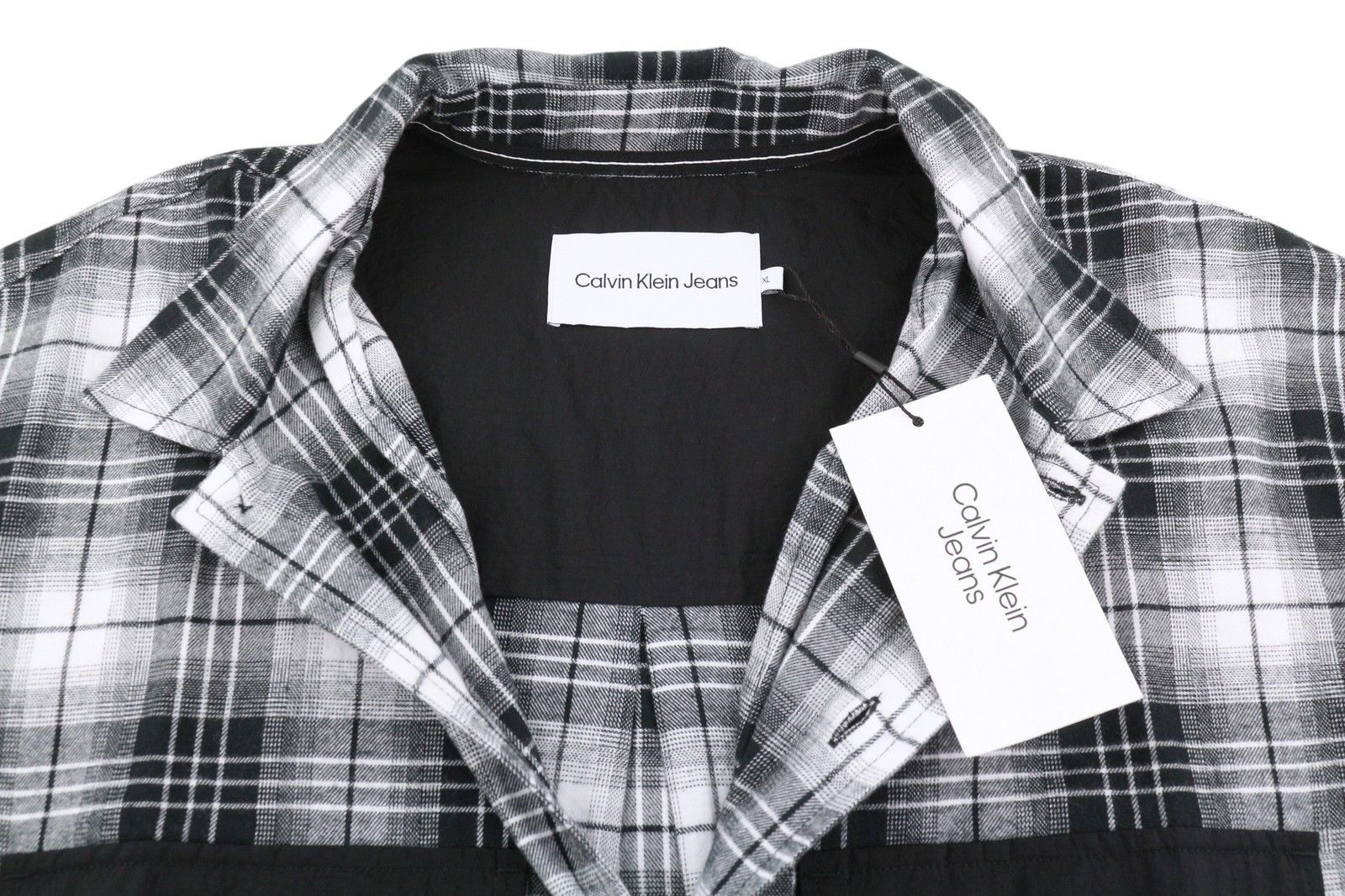 Calvin Klein XL Flannel Plaid Patch Pockets 87680 Size US XL / EU 56 / 4 - 5 Thumbnail