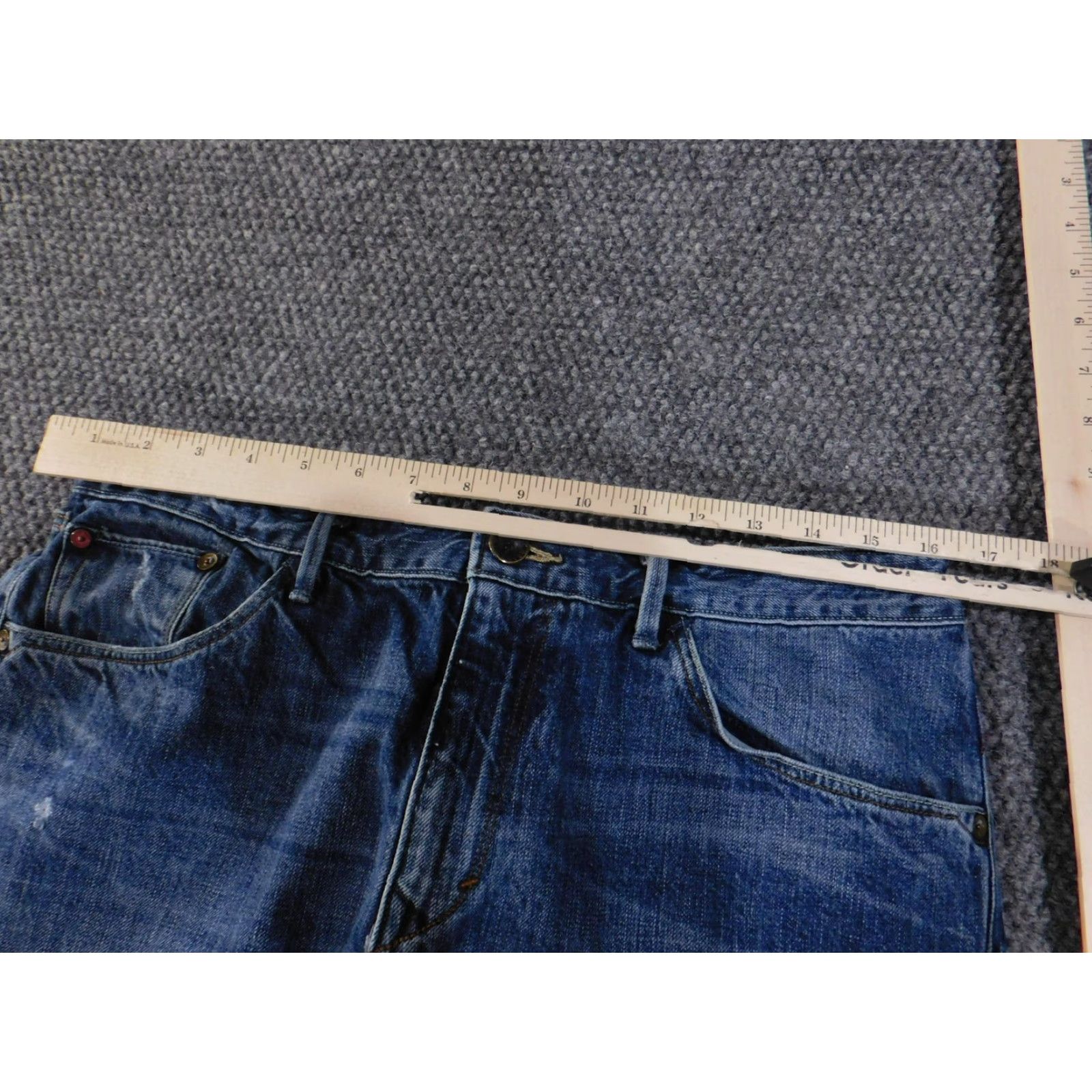 Banana Republic VINTAGE Banana Republic Jeans Mens 32x34 Distressed Straight Leg Denim Dominican Republic Blue 32 34 Jeans Mens Boys Girls Size US 32 / EU 48 - 5 Thumbnail